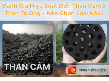 Đ&aacute;nh Gi&aacute; Hiệu Suất Đốt: Than C&aacute;m vs Than Tổ Ong &ndash; N&ecirc;n Chọn Loại N&agrave;o?
